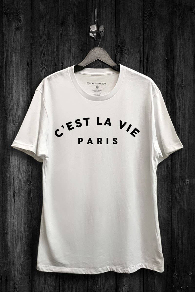 Cest La Vie Paris Graphic Top - Adult & Kids T-Shirts, Sweatshirts & Hoodies apparel design preview 1