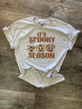 It'S Spooky Season Pumpkins with Hats On Ash Gray - Adult & Kids T-Shirts, Sweatshirts & Hoodies apparel design preview 1