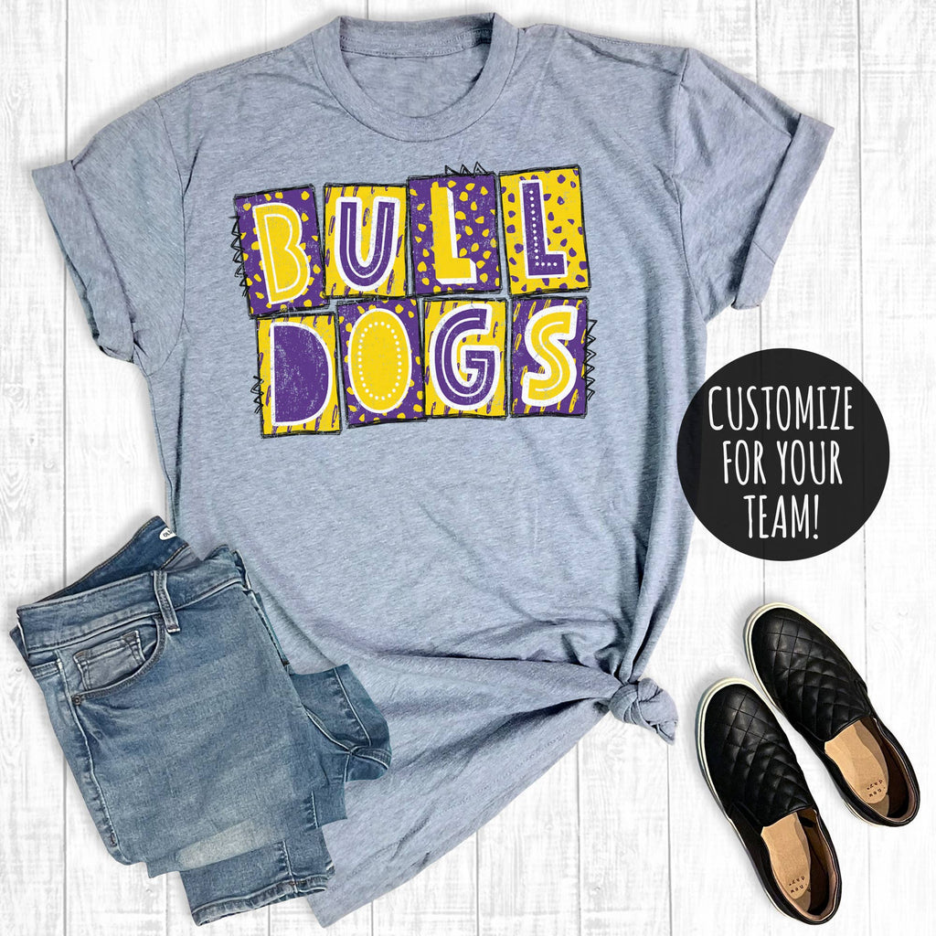Custom Football Gameday Spiritwear Boxes Graphic - Adult & Kids T-Shirts, Sweatshirts & Hoodies apparel design preview 1