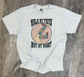 Walk By Faith Not Sight Cowgirl Boots On Ash Gray - Adult & Kids T-Shirts, Sweatshirts & Hoodies apparel design preview 1