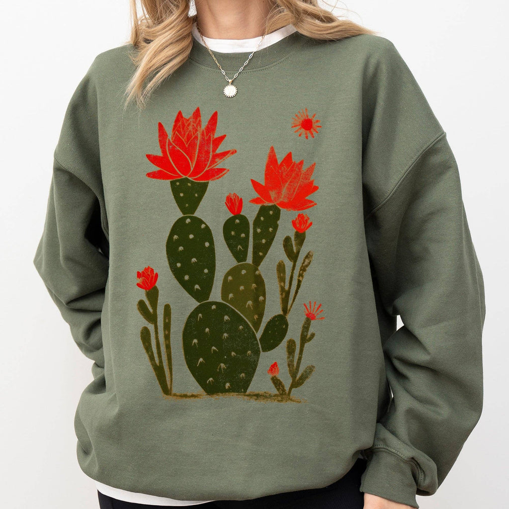 Desert Cactus, Succulent, Country, Western Plants - Adult & Kids T-Shirts, Sweatshirts & Hoodies apparel design preview 1