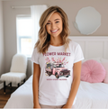Vintage Truck Flower Market Graphic - Adult & Kids T-Shirts, Sweatshirts & Hoodies apparel design preview 1