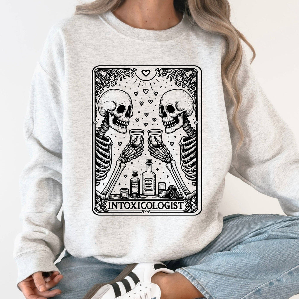 Intoxicologist, Funny Tarot, Party, Bar, Club - Adult & Kids T-Shirts, Sweatshirts & Hoodies apparel design preview 1