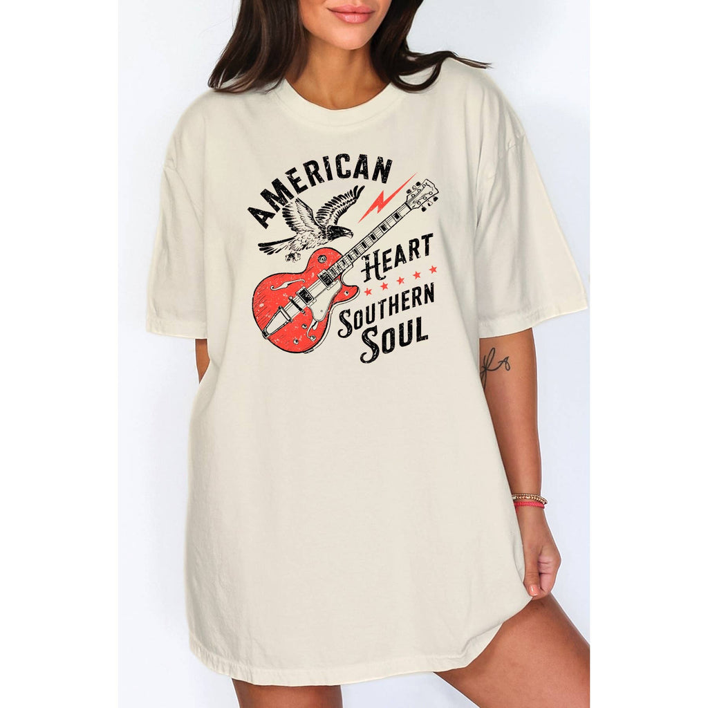 American Heart Southern Soul Oversized - Adult & Kids T-Shirts, Sweatshirts & Hoodies apparel design preview 1