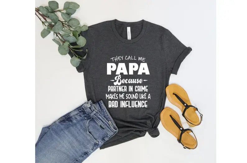 They Call Me Papa - Adult & Kids T-Shirts, Sweatshirts & Hoodies apparel design preview 1