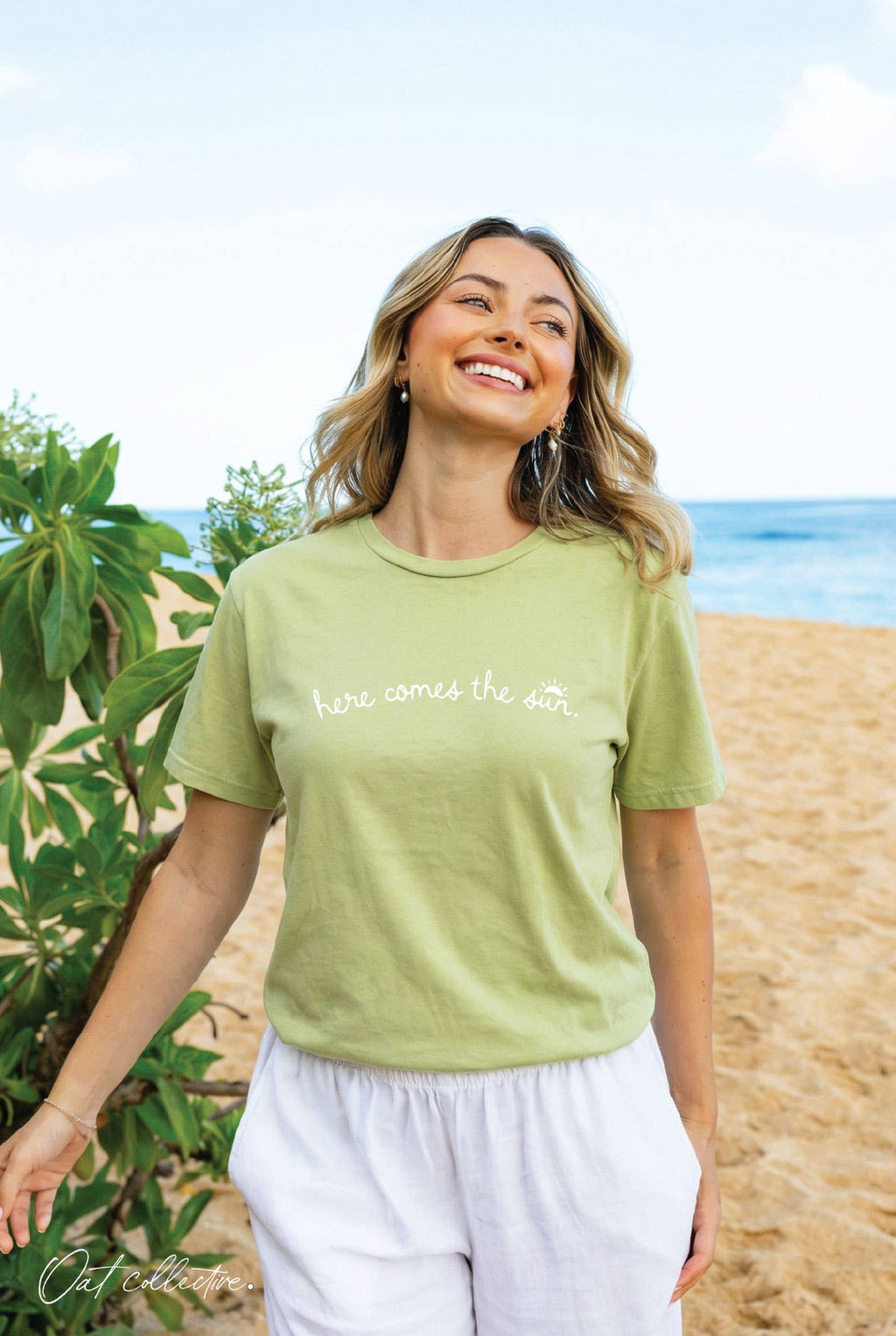 Here Comes the Sun Supima Mineral Washed - Adult & Kids T-Shirts, Sweatshirts & Hoodies apparel design preview 1