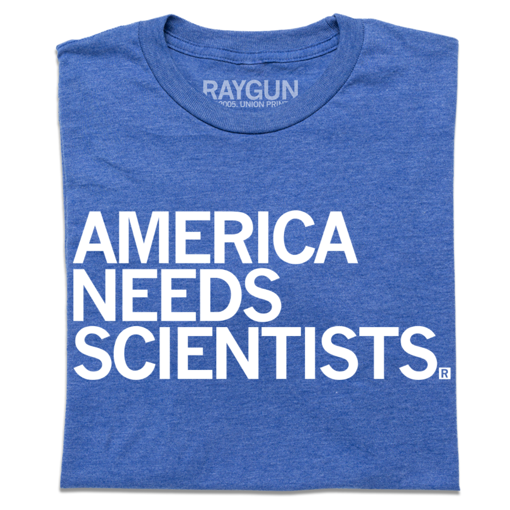 America Needs Scientists - Adult & Kids T-Shirts, Sweatshirts & Hoodies apparel design preview 1