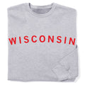 Wisconsin Curved Logo Crew - Adult & Kids T-Shirts, Sweatshirts & Hoodies apparel design preview 1