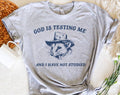 God Is Testing Me Possum Funny Weird Animal - Adult & Kids T-Shirts, Sweatshirts & Hoodies apparel design preview 1