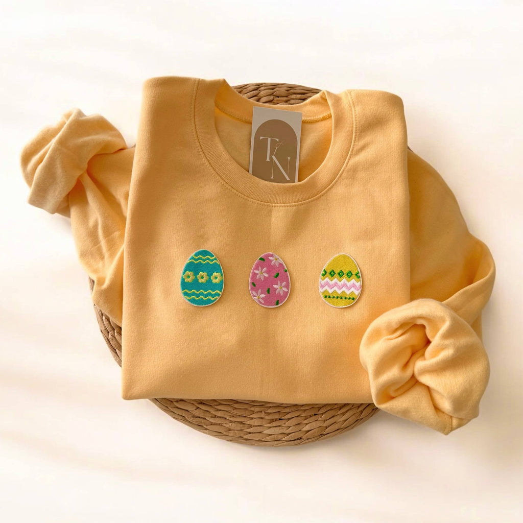 Easter Eggs Sweater - Adult & Kids T-Shirts, Sweatshirts & Hoodies apparel design preview 1
