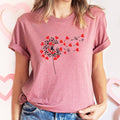 Dandelion Hearts, Flower, Super Soft Valentine's Day - Adult & Kids T-Shirts, Sweatshirts & Hoodies apparel design preview 1