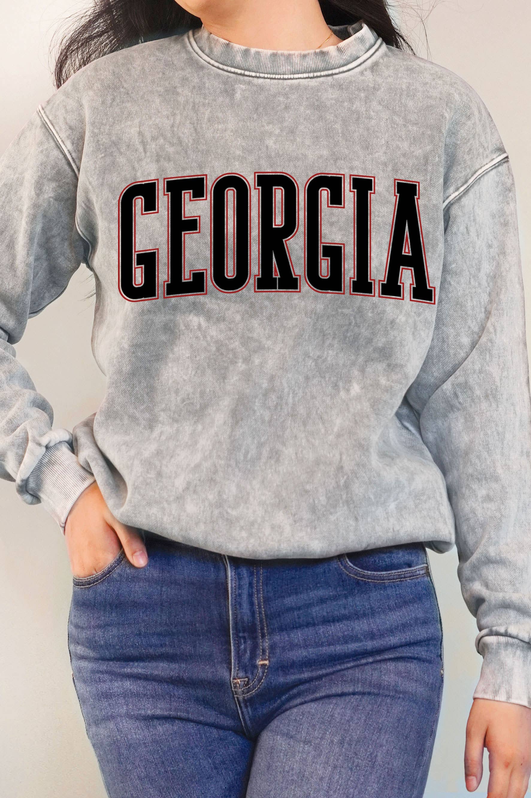 Georgia Puff Mineral Graphic Brushed - Adult & Kids T-Shirts, Sweatshirts & Hoodies apparel design preview 1