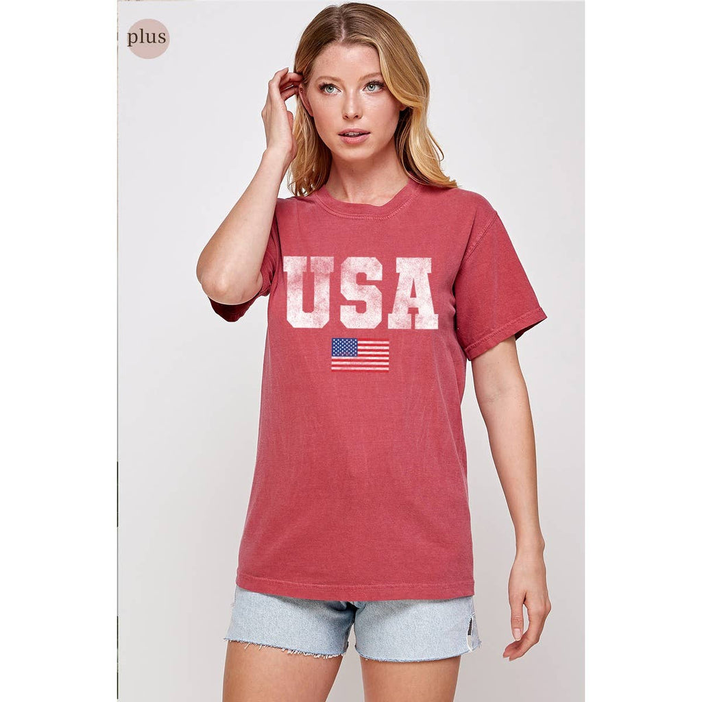 USA Vintage Graphic Plus - Adult & Kids T-Shirts, Sweatshirts & Hoodies apparel design preview 1
