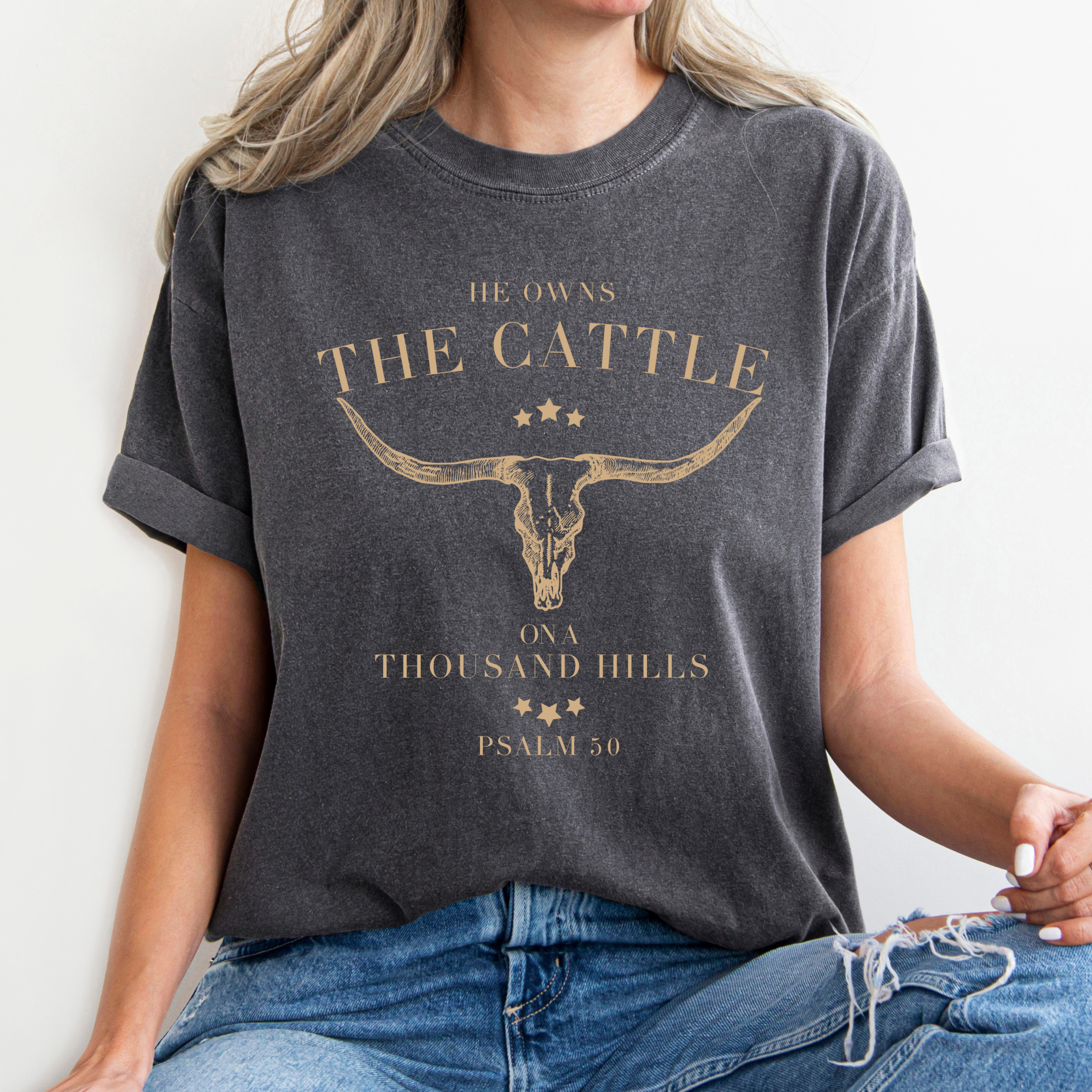 Psalm 50 Christian Faith Spring Graphic - Adult & Kids T-Shirts, Sweatshirts & Hoodies apparel design preview 1