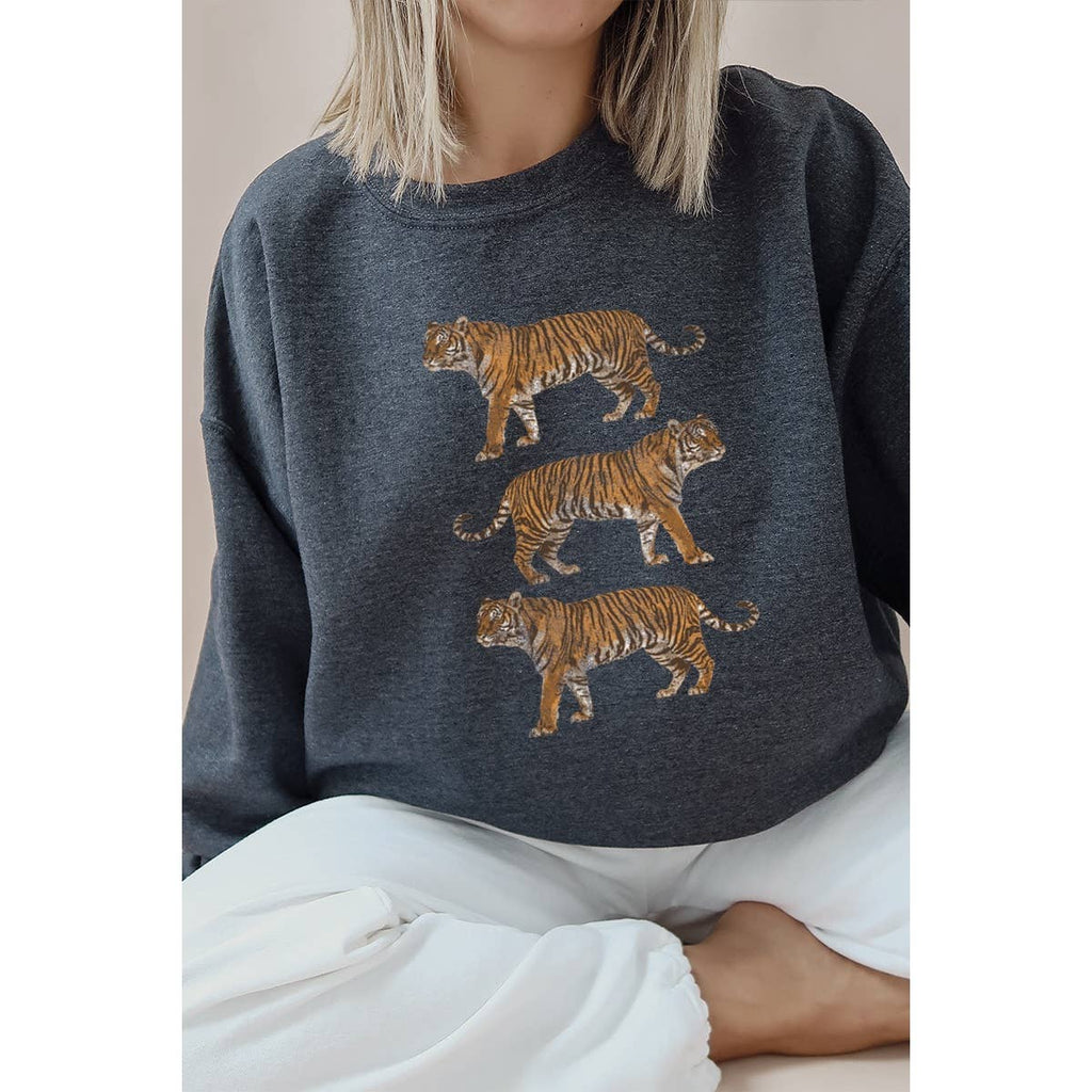 Tigers Spirit Vintage Graphic - Adult & Kids T-Shirts, Sweatshirts & Hoodies apparel design preview 1
