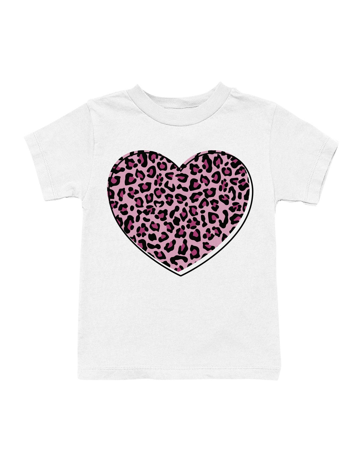 Wild Heart Leopard Print Love Youth's - Adult & Kids T-Shirts, Sweatshirts & Hoodies apparel design preview 1