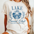 Lake Social Club Comfort Color - Adult & Kids T-Shirts, Sweatshirts & Hoodies apparel design preview 1