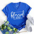 Blessed Abundantly V-Neck - Adult & Kids T-Shirts, Sweatshirts & Hoodies apparel design preview 1