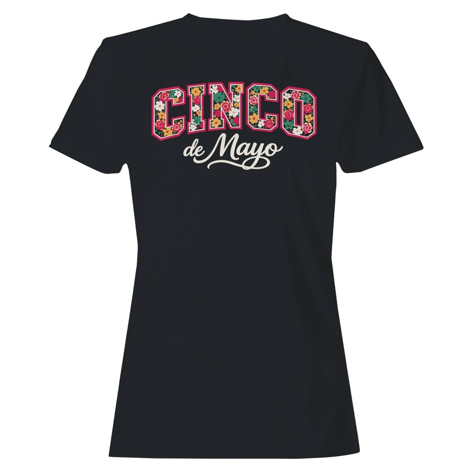 Cinco De Mayo Floral Fiesta Women's - Adult & Kids T-Shirts, Sweatshirts & Hoodies apparel design preview 1