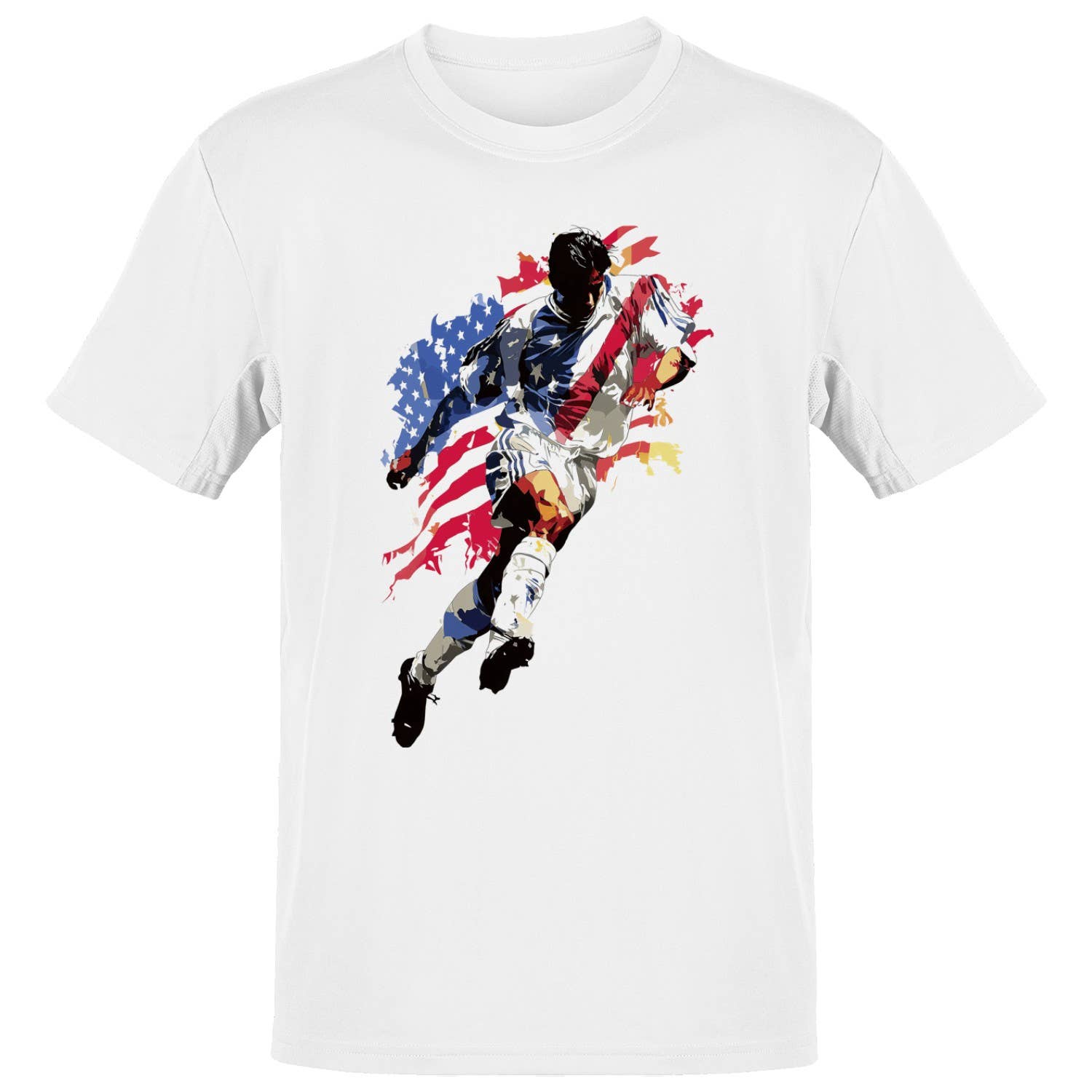 American Soccer Player Men's - Adult & Kids T-Shirts, Sweatshirts & Hoodies apparel design preview 1