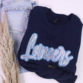 Game Day Custom School Spirit Wear Real Sequins - Adult & Kids T-Shirts, Sweatshirts & Hoodies apparel design preview 1