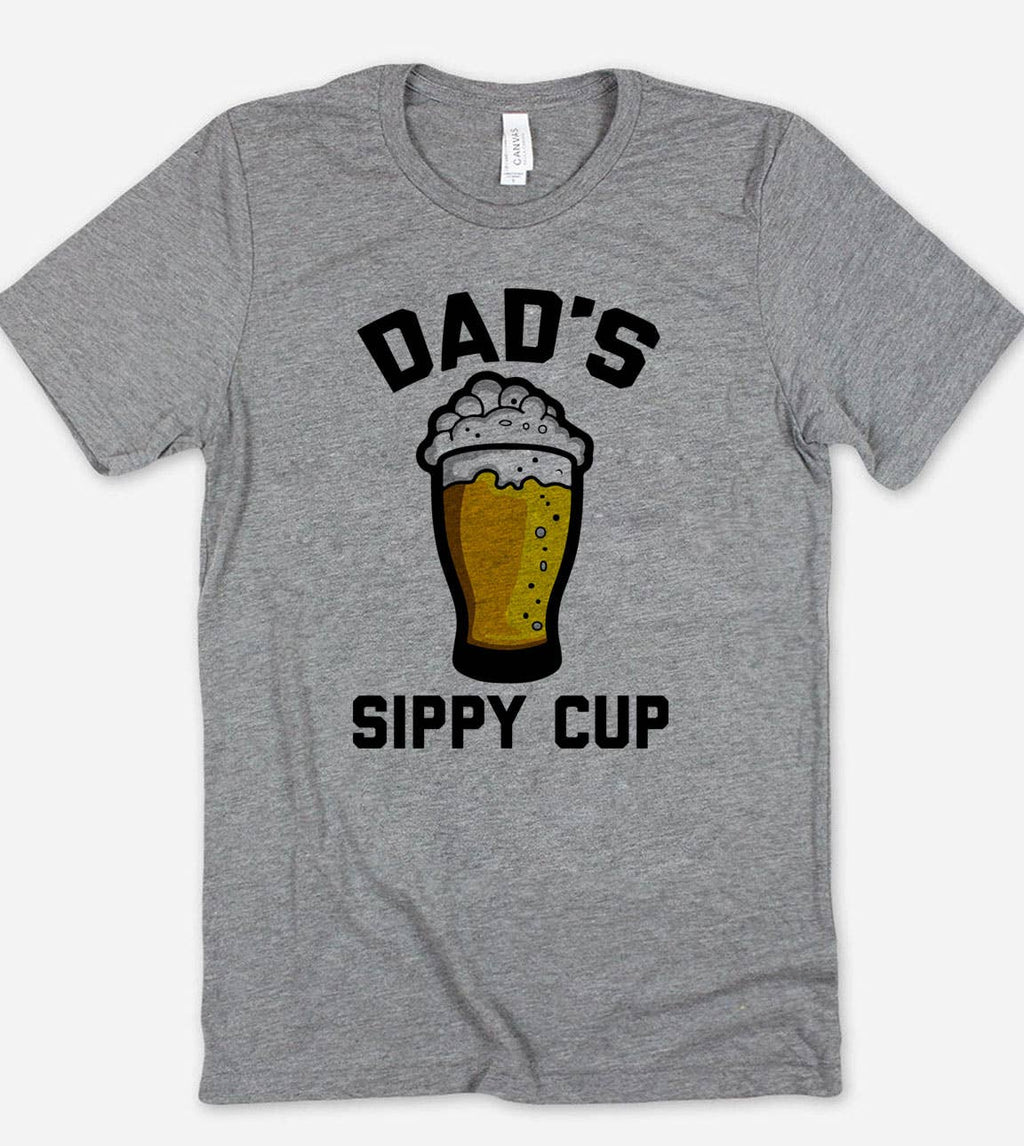 Dad's Sippy Cup Dad Beer Father's Day Gift Funny - Adult & Kids T-Shirts, Sweatshirts & Hoodies apparel design preview 1
