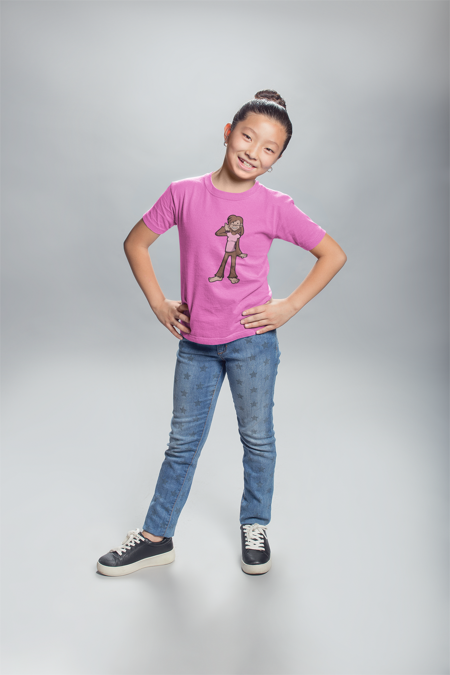 Sammie Squatch "Suzie" (Pink) - Adult & Kids T-Shirts, Sweatshirts & Hoodies apparel design preview 1