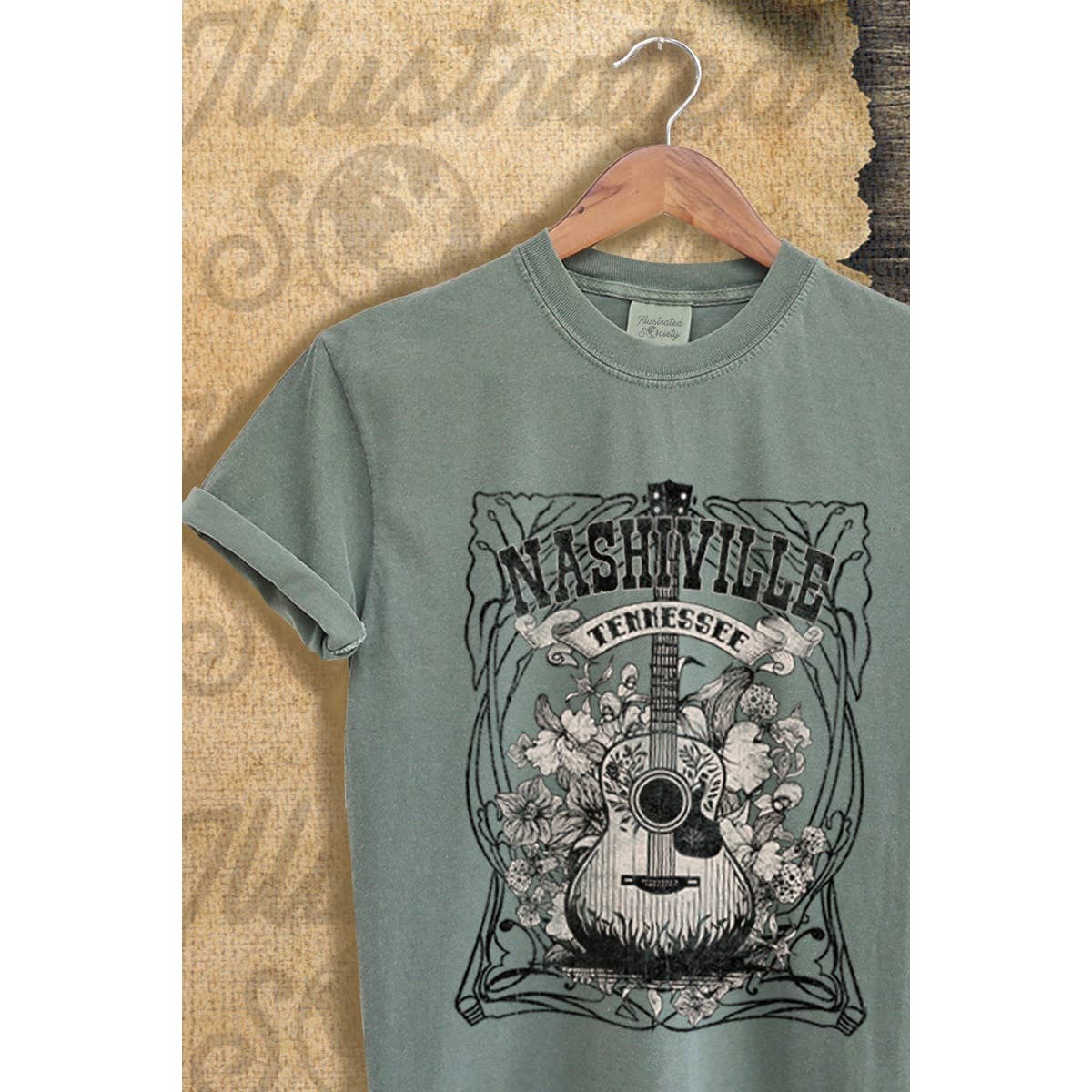 Nashville Vintage Graphic - Adult & Kids T-Shirts, Sweatshirts & Hoodies apparel design preview 1