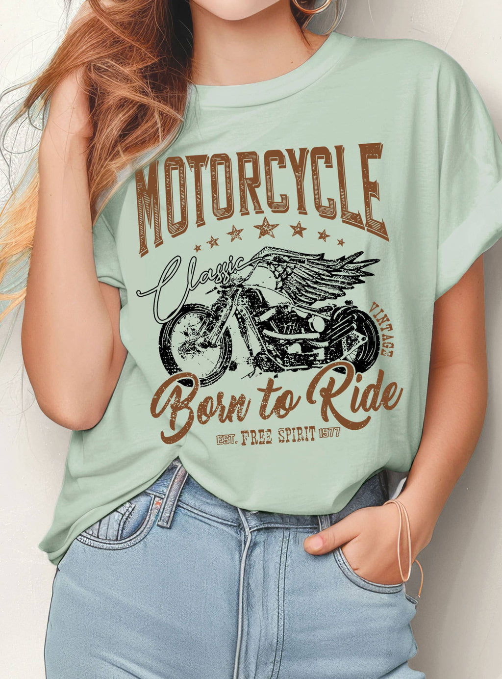 Born To Ride Graphic - Adult & Kids T-Shirts, Sweatshirts & Hoodies apparel design preview 1
