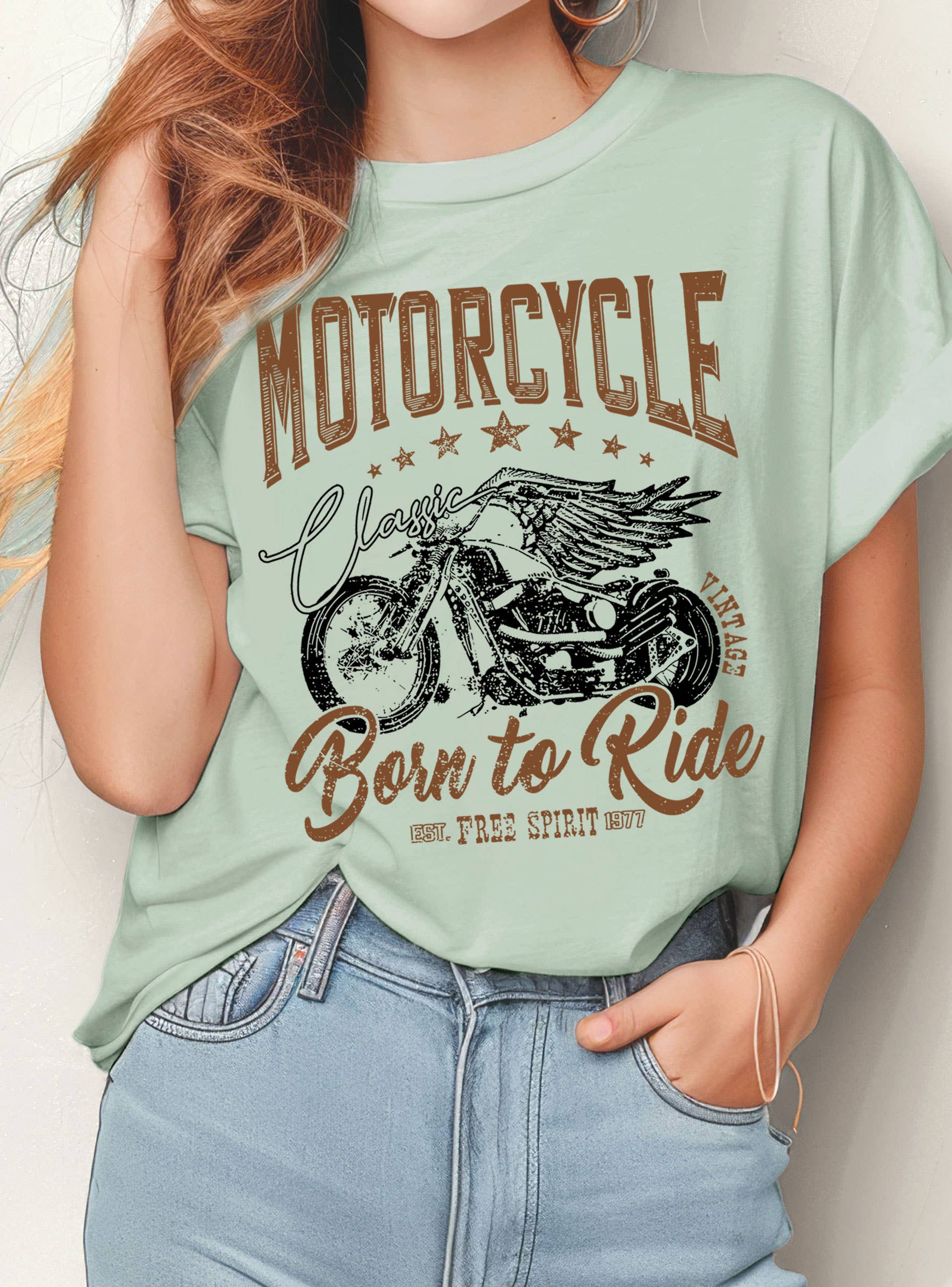 Born To Ride Graphic - Adult & Kids T-Shirts, Sweatshirts & Hoodies apparel design preview 1