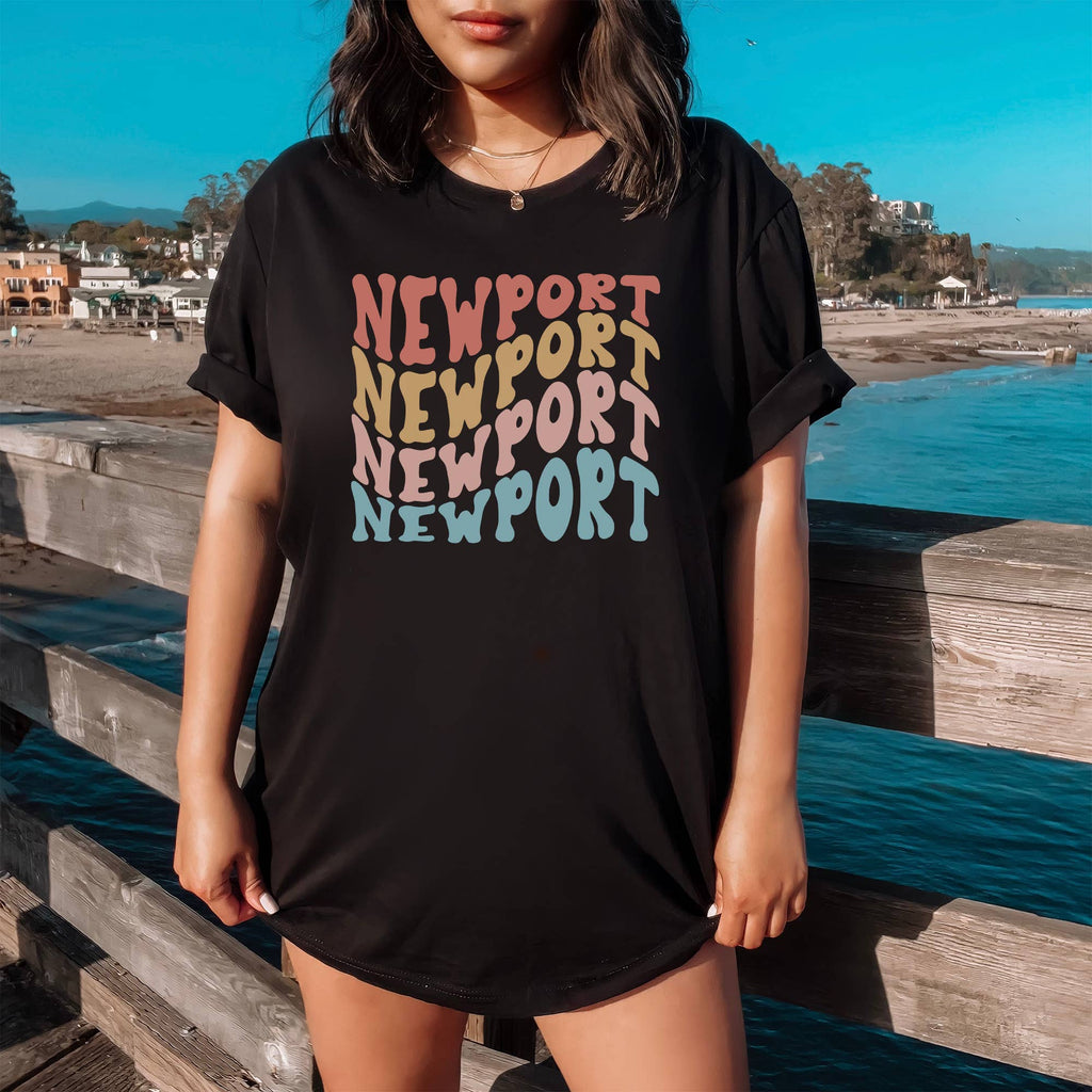 Custom Location Black or White XS-2XL - Adult & Kids T-Shirts, Sweatshirts & Hoodies apparel design preview 1