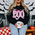 Boo Pink Seersucker Coquette - Adult & Kids T-Shirts, Sweatshirts & Hoodies apparel design preview 1