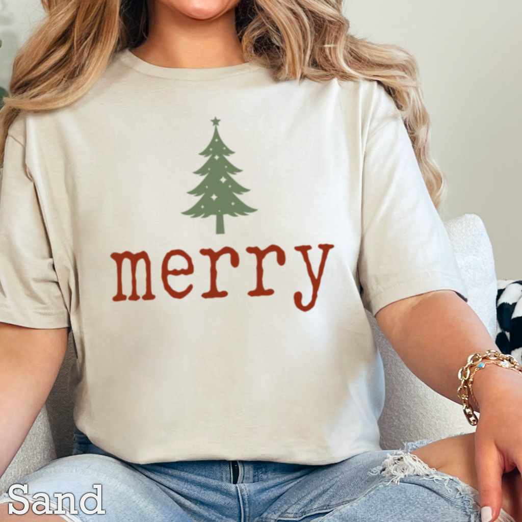 Merry Christmas 2025 Graphic Gildan - Adult & Kids T-Shirts, Sweatshirts & Hoodies apparel design preview 1