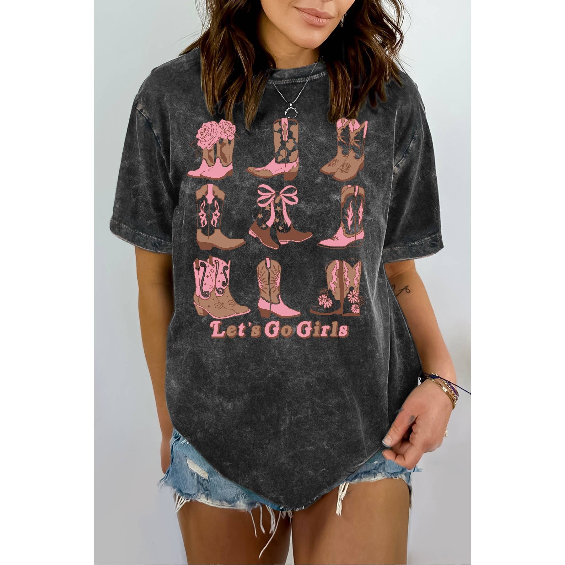 West Cowboy Mineral Wash - Adult & Kids T-Shirts, Sweatshirts & Hoodies apparel design preview 1