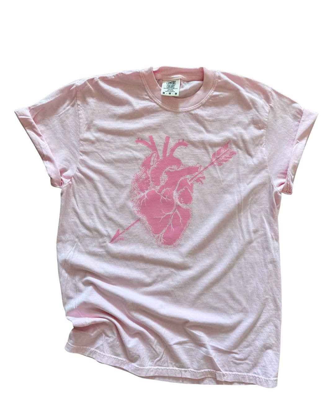 Anatomical Heart Arrow Graphic - Adult & Kids T-Shirts, Sweatshirts & Hoodies apparel design preview 1