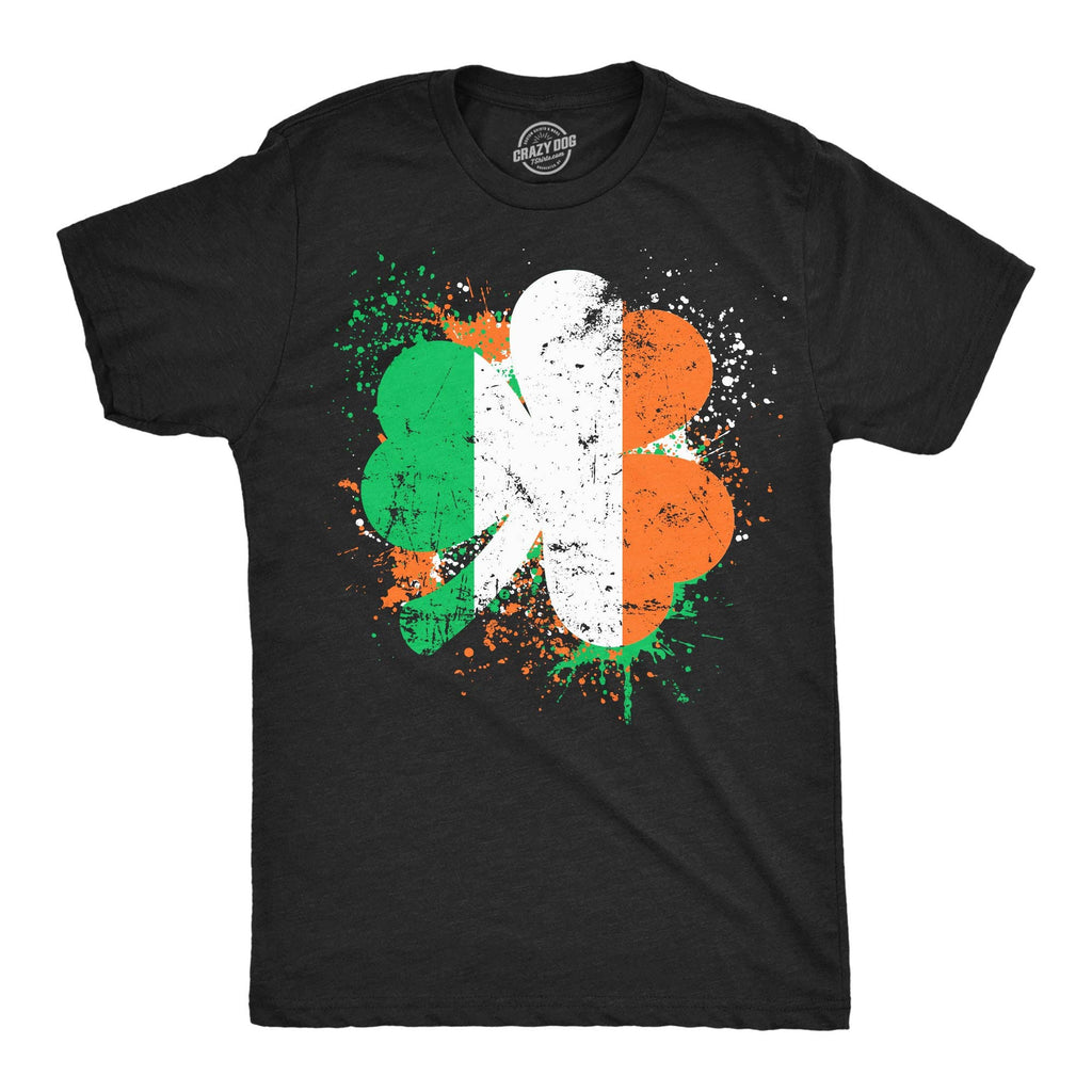 Irish Flag Clover Men's - Adult & Kids T-Shirts, Sweatshirts & Hoodies apparel design preview 1