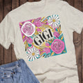 Boho Floral Gigi Graphic - Adult & Kids T-Shirts, Sweatshirts & Hoodies apparel design preview 1