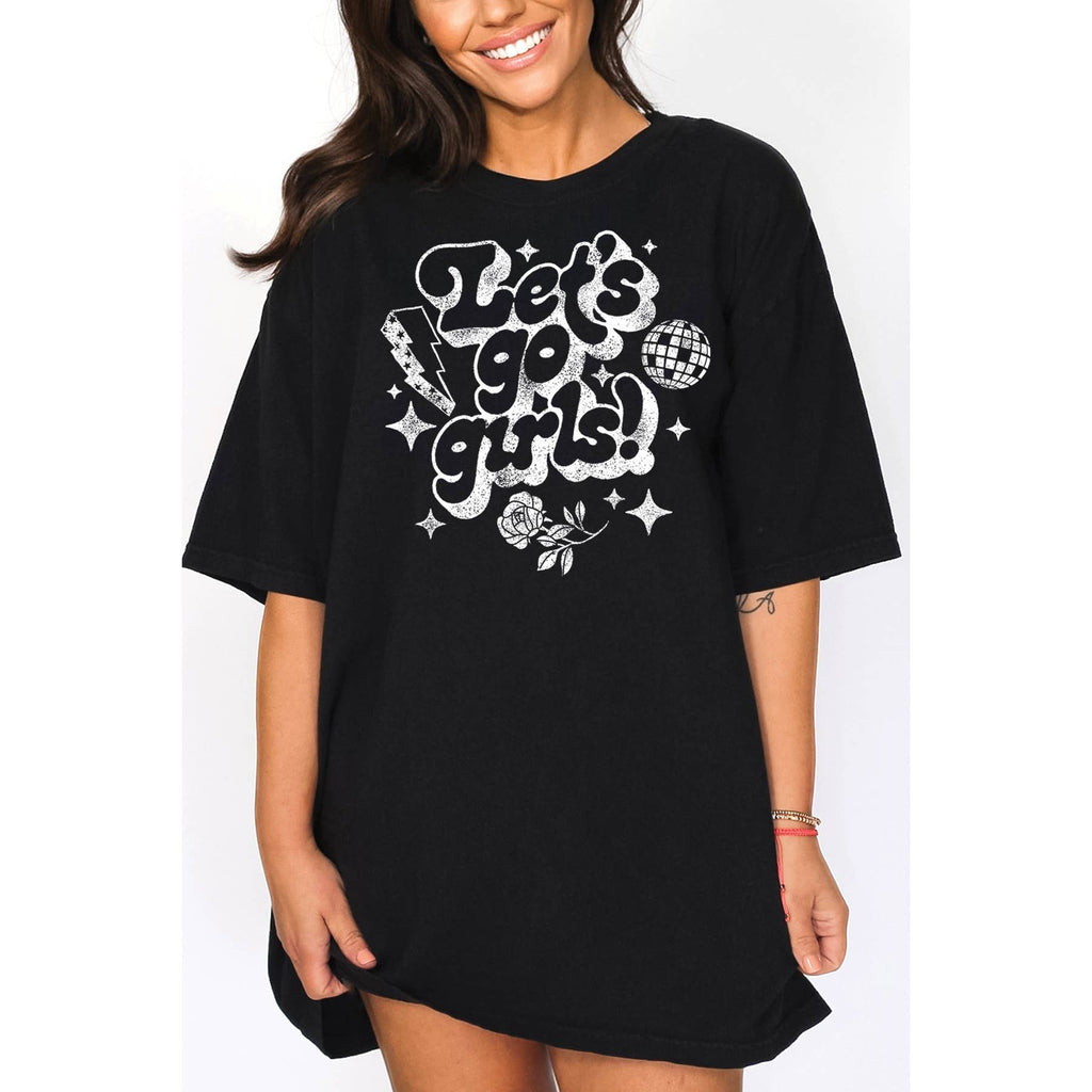 Unisex Oversized Let S Go Girls - Adult & Kids T-Shirts, Sweatshirts & Hoodies apparel design preview 1