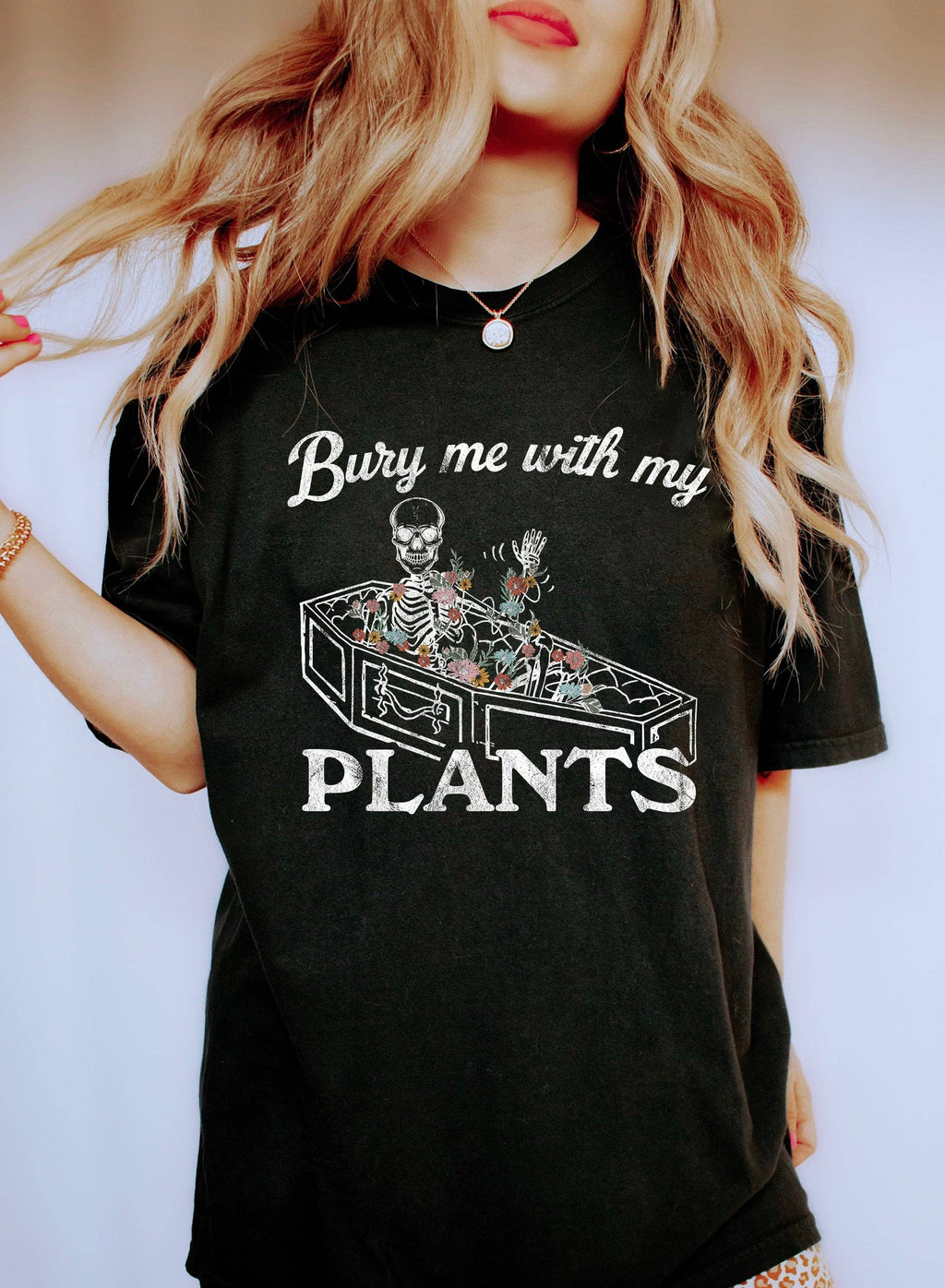 Bury Me with My Plants Wh - Adult & Kids T-Shirts, Sweatshirts & Hoodies apparel design preview 1