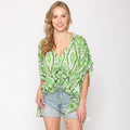 Cinch Front Ikat Tunic Poncho Summer Top - Adult & Kids T-Shirts, Sweatshirts & Hoodies apparel design preview 1
