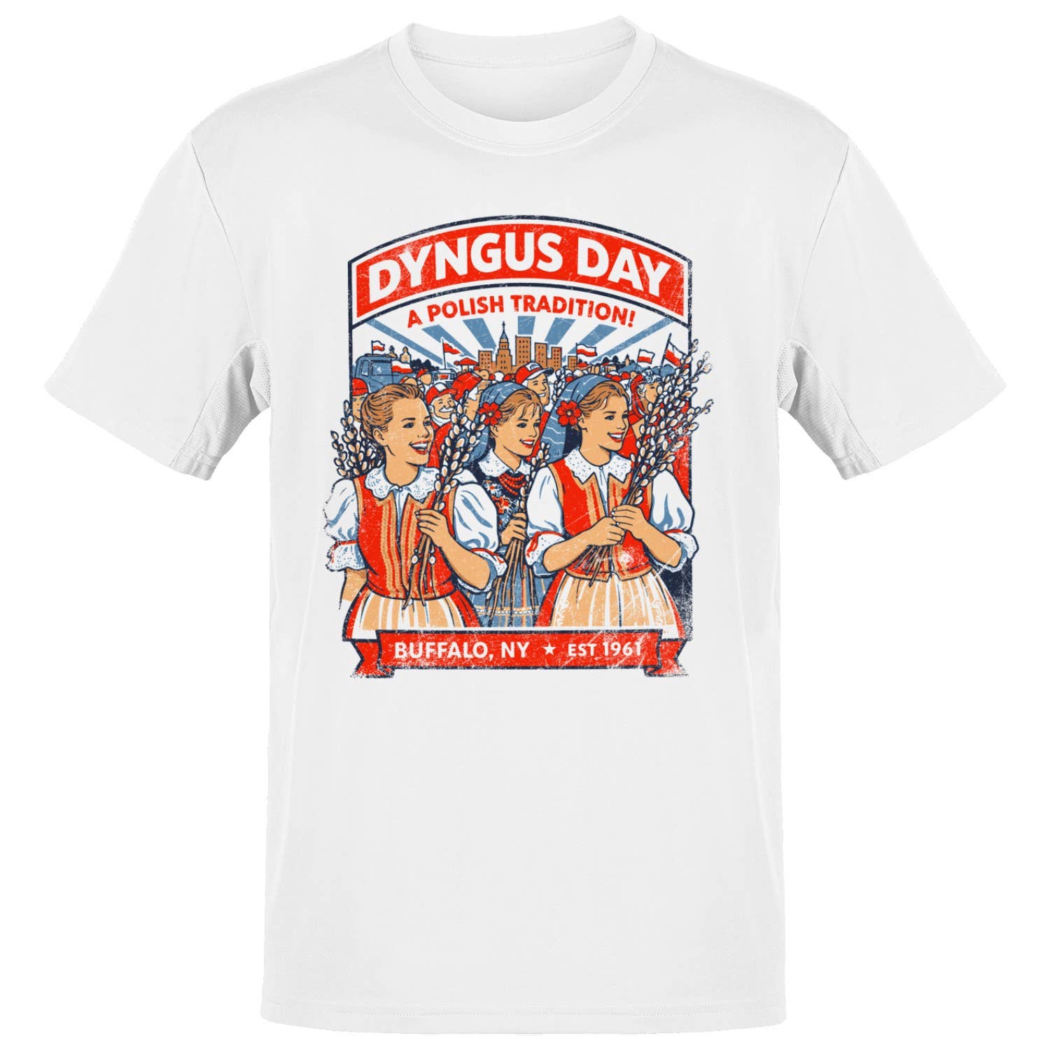 Dyngus Day Buffalo Ny Polish Tradition Men's - Adult & Kids T-Shirts, Sweatshirts & Hoodies apparel design preview 1