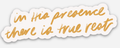 True Rest Sticker Christian Gift - Adult & Kids T-Shirts, Sweatshirts & Hoodies apparel design preview 1