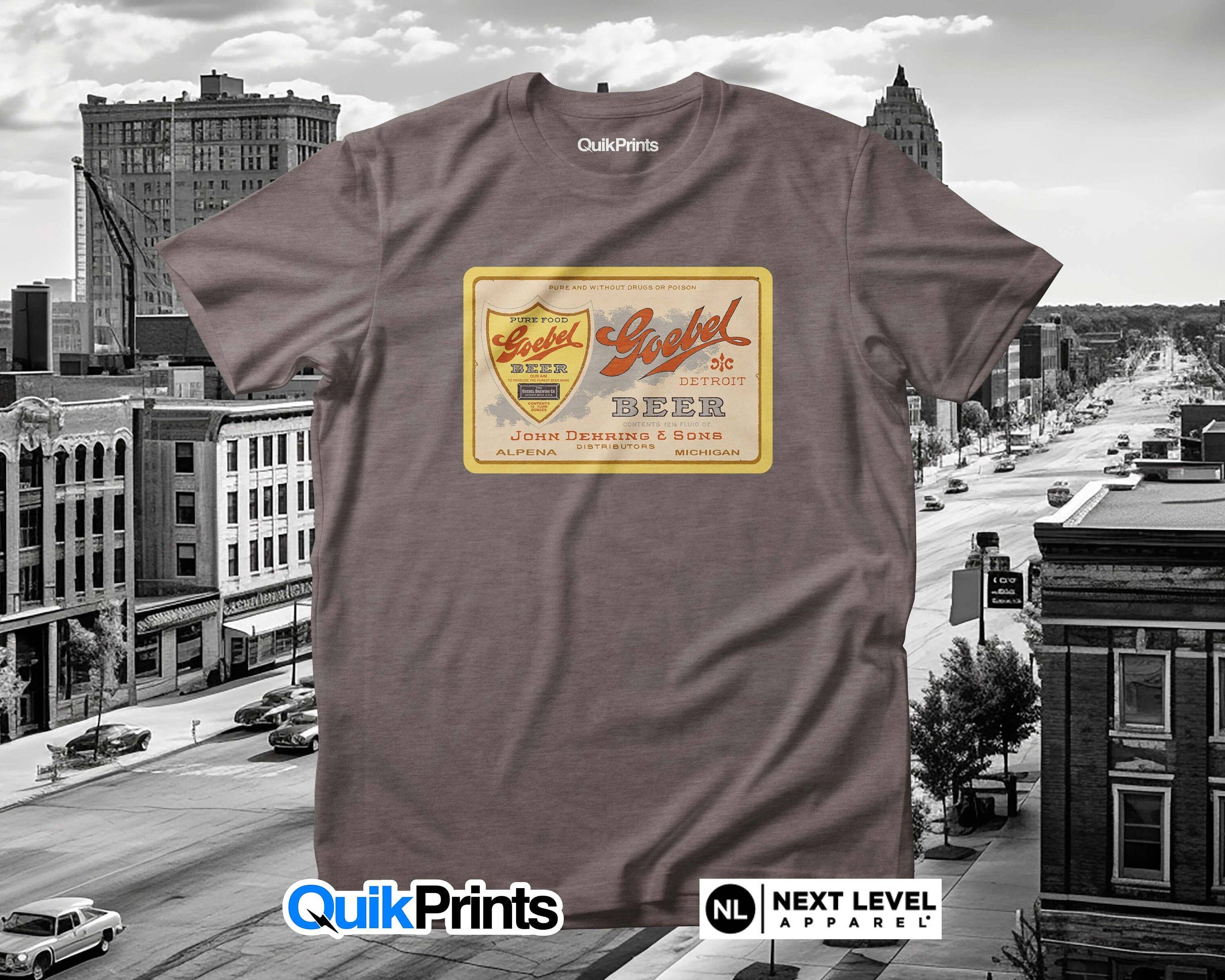 Detroit Vintage Brewery Goebel Beer - Adult & Kids T-Shirts, Sweatshirts & Hoodies apparel design preview 1