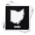 Ohio Outline Sticker - Adult & Kids T-Shirts, Sweatshirts & Hoodies apparel design preview 1