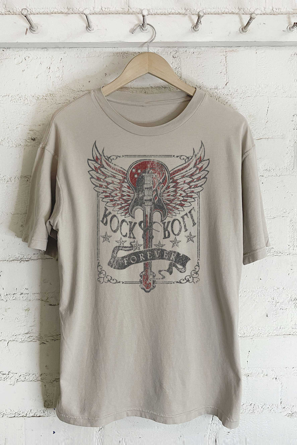 Rock N Roll Forever-Oversized - Adult & Kids T-Shirts, Sweatshirts & Hoodies apparel design preview 1