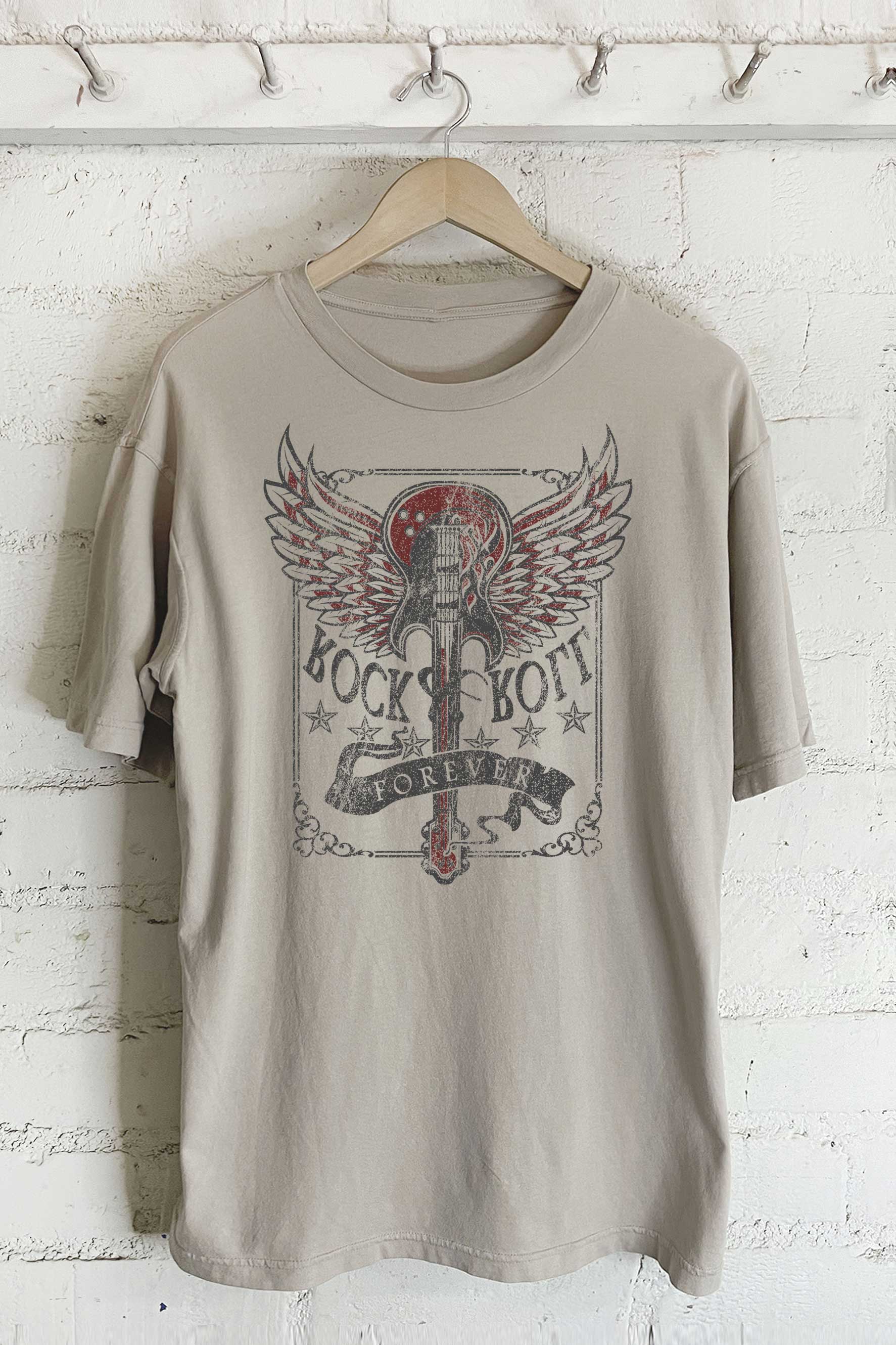 Rock N Roll Forever-Oversized - Adult & Kids T-Shirts, Sweatshirts & Hoodies apparel design preview 1