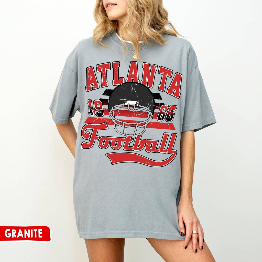 Vintage Atlanta Football Falcon Fan Retro Gift - Adult & Kids T-Shirts, Sweatshirts & Hoodies apparel design preview 1