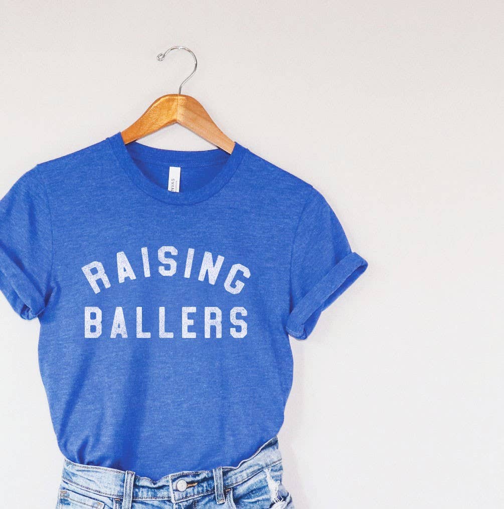 Raising Ballers Graphic Standard Design - Adult & Kids T-Shirts, Sweatshirts & Hoodies apparel design preview 1