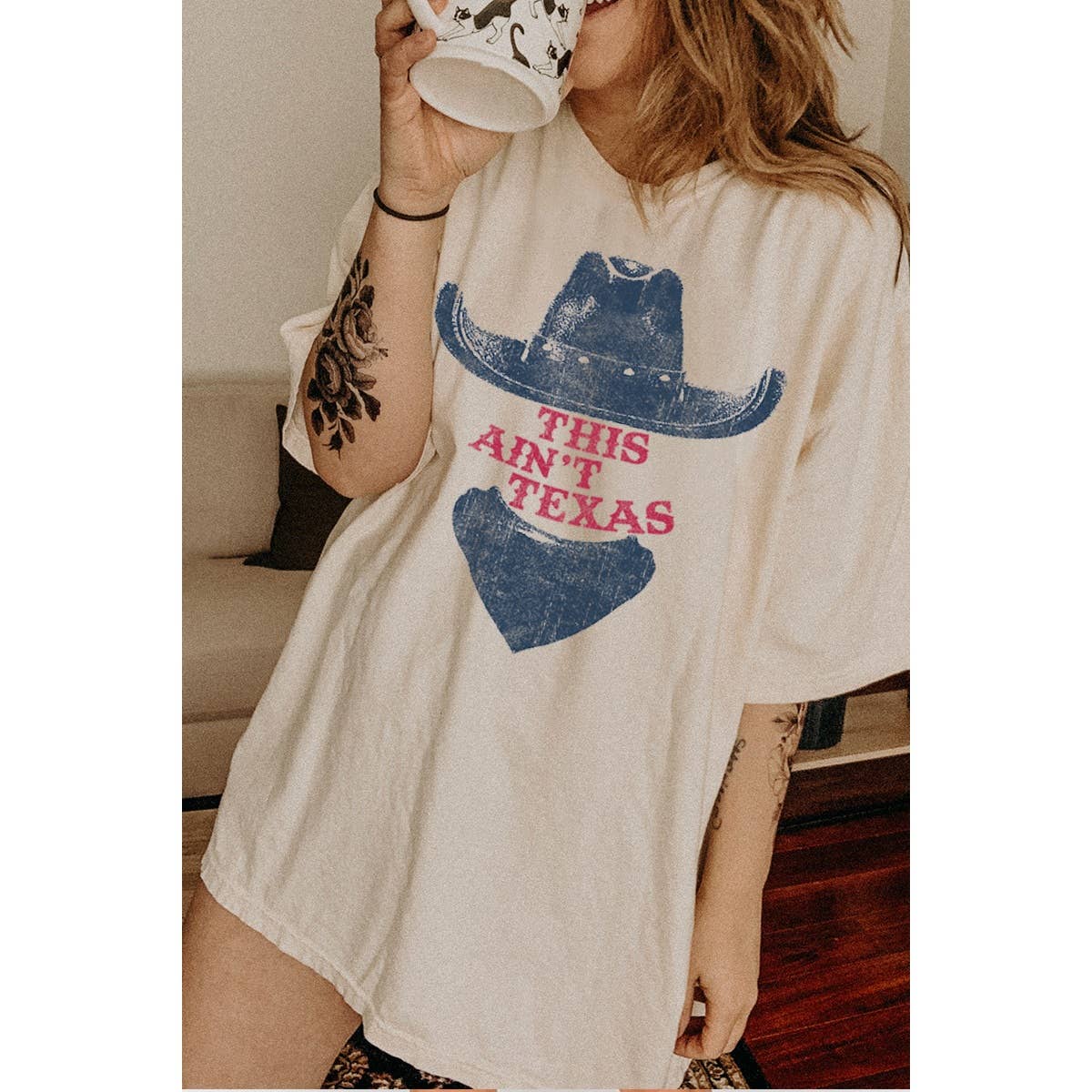 This Aint Texas Graphic Oversized - Adult & Kids T-Shirts, Sweatshirts & Hoodies apparel design preview 1