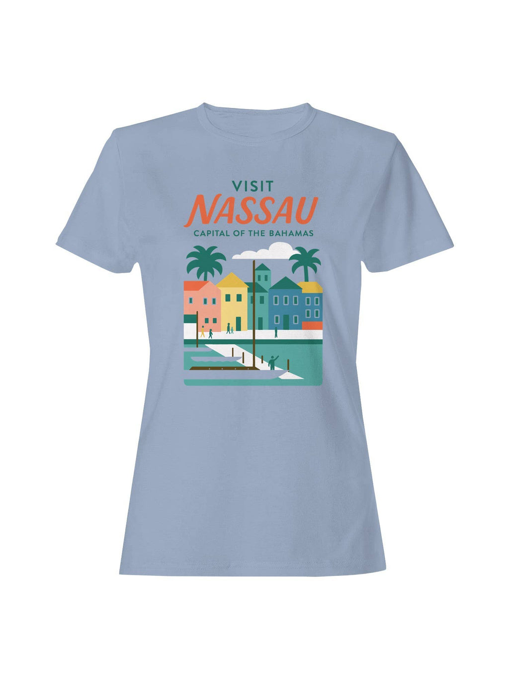 Explore Nassau: Bahamas Capital Art Women's - Adult & Kids T-Shirts, Sweatshirts & Hoodies apparel design preview 1